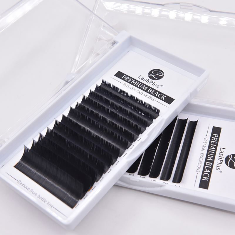 J, B, C, CC D DD curl faux cils, extension de cils individuels en gros, soie et cils de vison