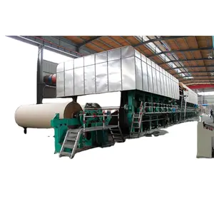 Pemasok Tiongkok mesin pembuat kertas Fluting kertas lipat Kraft uji Liner