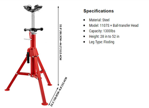 ขาตั้งกล้องแบบ V-Head พร้อมท่อส่งกำลังแบบ 2 ลูก คุณภาพดี - Product Image 1