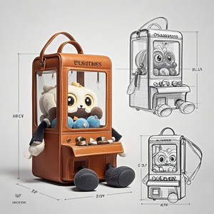 Máquina de juego de pinball multicolor personalizada con forma de bolsa Ita mochila de moda impermeable ligero cierre de cremallera - Product Image 6