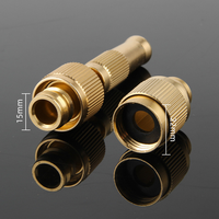 Vente directe d'usine, pistolet à eau en cuivre à connexion rapide, haute pression, pour lavage de voiture, pistolet à eau de jardin