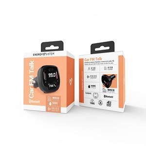 เครื่องส่งสัญญาณ FM ในรถยนต์ (เทคโนโลยีบลูทูธ, ไมโคร SD, USB, MP3, ระบบสั่งงานด้วยเสียง, แฮนด์ฟรี) สีดำ - Product Image 6