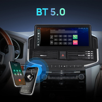 Autoradio Android 15 de 12,3 pouces pour Toyota Land Cruiser 2005-2021, 1920*720, Radio de Voiture Multimédia, Carplay Auto