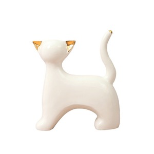 <b>Top</b> Rhyme Ceramic <b>Cat</b> Decor 2Pcs Modern Style Living Room Home Ornament - Product Image 5