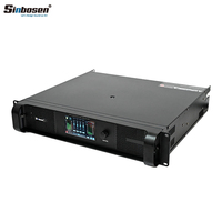 DSP-10Q 4x1350W 8 Ohm 4x2100W 4 Ohm Processeur DSP Amplificateur 4 canaux Classe TD Amplificateur de puissance audio professionnel Module DSP