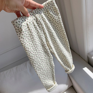 Pantaloni per bambine, leggings elasticizzati slim autunnali, eleganti, per neonati e bambini, in cotone con stampa a stelle, 2-8 anni - Product Image 6