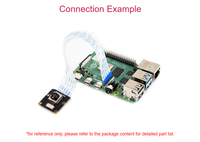 Módulo de Sensor de Cámara IMX708-120, 120 °   FOV, Admite Enfoque Automático, Compatible con el Módulo de Cámara Raspberry Pi 3 Baseboard
