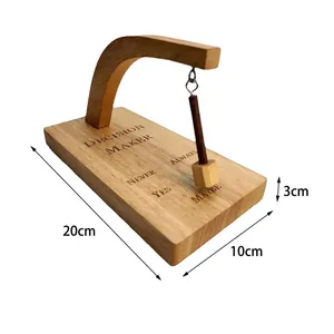Pembuat Keputusan Unik, Dekorasi Rumah, Dekorasi Kantor Eksekutif Unik, Menyenangkan, Kayu Pendulum Magnetik