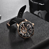 Montre automatique pour homme PAGANI DESIGN PD-1674, mouvement japonais TMI NH39, tourbillon squelette, cristal saphir, montre mécanique à bracelet, 200 m