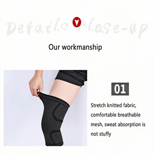 ชุดสนับเข่ากีฬา 6 ชิ้น ป้องกันการลื่นไถล ระบายอากาศได้ดี ผลิตจากไนลอนบาง สีสันสดใส สำหรับผู้ชายและผู้หญิง เหมาะสำหรับวิ่ง บาสเกตบอล ปั่นจักรยาน - Product Image 4