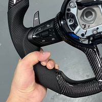 Volant de voiture sport en fibre de carbone pour BMW F30 Volant F07 F30 F10 F12 F15 F16 F34 F35 F36 F20 F22 F25 F26 M3 M5