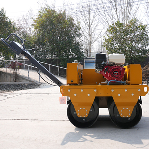 Honda Motorlu 5.5HP Asfaltlı Hidrolik Tahrikli Çift Tamburlu Yürüme Tipi Titreşimli Yol Silindiri - Product Image 3