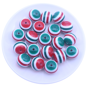 Cuentas de Resina Redondas Gruesas a Granel, 20 mm, 100 Piezas, Color Azul, Morado y Blanco, para Hacer Joyas, Collares y Pulseras - Product Image 5