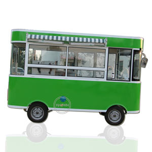 CE Hot Selling Stainless Steel Mini Street <b>Cart</b> Cheap Electric Food Truck - Product Image 2