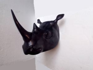 Cabeza de rinoceronte para pared - Product Image 5