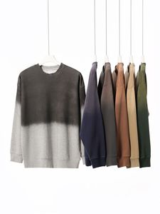 H5504 Streetwear Wholesales Custom 370 Gsm Cotton Blends Acid Washed Gradient Hoodies Men's Hoodies & Sweatshirts - Product Image 5