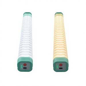 Lampe d'urgence haute performance, étanche, pour atelier, tube LED dimmable, crochet magnétique, rechargeable par USB, lampe de camping pour jardin - Product Image 1