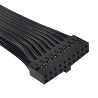 Kabel ekstensi 20-Pin USB 3.0 Extender Header pria ke wanita untuk koneksi Motherboard Panel depan PC