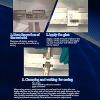 Colle instantanée transparente en métal de 20 g, colle cyanoacrylate, adhésif industriel pour la construction et l'emballage, type de surface insensible