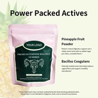 Gummies Équilibre Féminin Bacillus Coagulans Vitamine C Saveur Ananas Hawaïen 60 Comprimés 30 Portions Bien-être Féminin