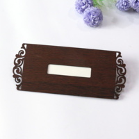Cartes d'invitation de mariage en bois en forme de cœur, découpées au laser, avec papier vierge et enveloppe – Vente en gros