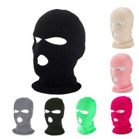 Vente en gros de masques de ski amusants d'hiver, personnages rappeurs bandits, broderie personnalisée, unisexe, masque intégral à 3 trous, bonnets de sport
