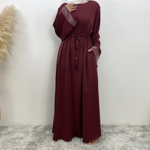 6758# <b>Eid</b> Collection Latest Abaya Dubai Turkey Modest Muslim Fashion New <b>Dress</b> - Product Image 2
