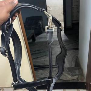 Brida para Caballo de Cuero Genuino de Alta Calidad con Acolchado Suave para Deportes Ecuestres - Product Image 1