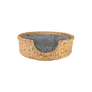 ราคาโรงงาน: เตียงสัตว์เลี้ยงผักตบชวาทอมือความสบายตามธรรมชาติสำหรับสัตว์เลี้ยง - Product Image 5