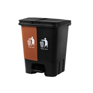 60L New Foot Pedal Recycling <strong>Bin</strong> <strong>Dual</strong> Compartment Bathroom Trash Can Eco-Friendly Saving <strong>Kitchen</strong> Garbage <strong>Bins</strong> - Product Image 6