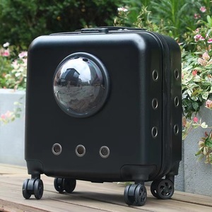 Baolujie Pet Carrier Yellow Breathable Travel Case With <b>Wheels</b> For Dogs And <b>Cats</b> - Product Image 2