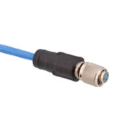 1 mètre, 2 mètres, 5 mètres, bleu, 4Pin, 1/4-28UNF à BNC PCB, connecteur de câble de capteur d'accélération 3 à 1