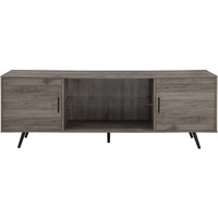 Nouveau meuble TV extensible convertible en bois massif, ensemble de meubles de salon, meuble TV moderne pour divertissement multimédia, pour usage hôtelier
