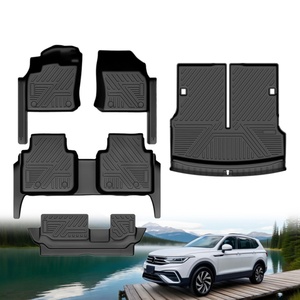 Juego Completo de Alfombrillas de TPE para Auto de 7 Asientos para Volkswagen TIGUAN L 2021, Alfombrillas de TPE, Accesorios Interiores - Product Image 1