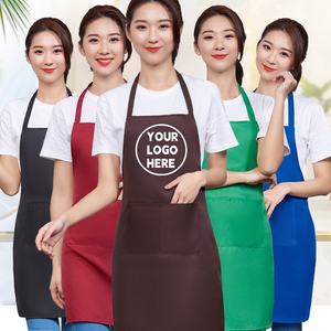 Tabliers de Serveur Personnalisés en Gros pour Uniformes de Personnel de Restaurant – Outil Promotionnel – Tablier <span class=keywords><strong>à</strong></span> Bavette en Polyester Imperméable pour Entreprises - Product Image 1