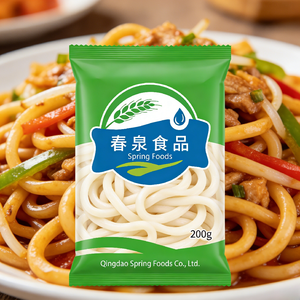 Fideos Udon de Trigo Duro Blanco Frescos, Estilo Japonés, Gruesos y Masticables, Cocidos, Bajos en Sodio, en Bolsa a Granel - Product Image 6