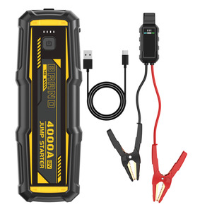 เครื่องช่วยสตาร์ทรถยนต์ T49 24000mAh 3-in-1 คุณภาพสูง แบตเตอรี่ลิเธียม 12V พร้อมกระแสไฟสูงสุด 4000A สำหรับ<span class=keywords><strong>รถ</strong></span>บรรทุกและรถจักรยานยนต์ - Product Image 4