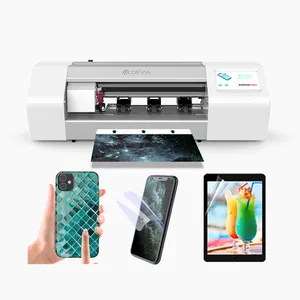 Devia लचीला व्यापार 4000 + मॉडल स्क्रीन रक्षक मोबाइल त्वचा स्टिकर काटने की मशीन