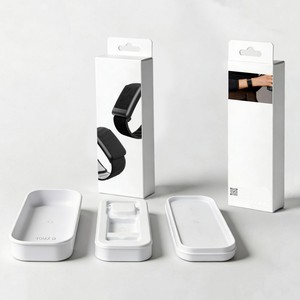 Cajas <span class=keywords><strong>de</strong></span> Almacenamiento Portátiles Premium Win-Win <span class=keywords><strong>de</strong></span> Diseño Casual en Papel Negro para Correas <span class=keywords><strong>de</strong></span> Reloj Whoop y Exhibición <span class=keywords><strong>de</strong></span> Pulseras <span class=keywords><strong>de</strong></span> Fitness - Product Image 6