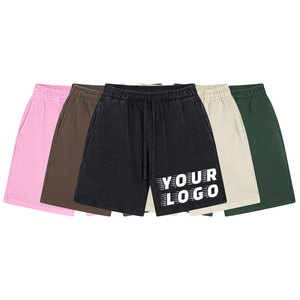 Nouveauté 2025 – Short vintage délavé à l'acide, 420 g/m², en coton épais, uni, sportif, de haute qualité, confortable et élégant, impression à la demande - Product Image 6