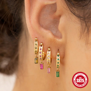 Pendientes de Plata de Ley S925 con Circonita - Product Image 5