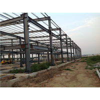 Structure de toit en acier préfabriqué pour maison, entrepôt préfabriqué de style ferme