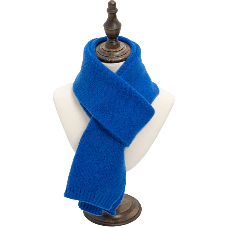 कारखाने प्रत्यक्ष बिक्री फैशन डिजाइन नरम गर्म सर्दियों के स्कार्फ महिलाओं के लिए चंकी बुना हुआ सादे स्कार्फ
