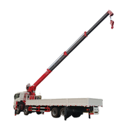 Bras droit de 19 mètres 12 roues 8x4 12/13/14/15/16 tonnes grue mobile montée sur camion unic