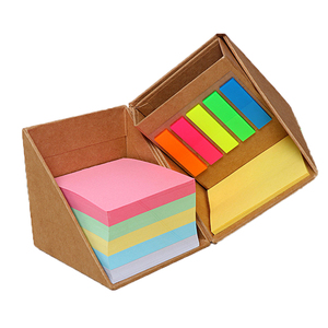 Dính Lưu ý hộp có thể gập lại đa chức năng thiết kế với chủ bút tùy chỉnh kích thước màu dính Lưu ý <span class=keywords><strong>pad</strong></span> - Product Image 1