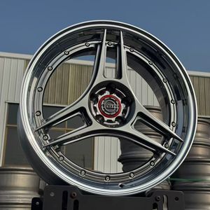 Rines Forjados de 2 Piezas de 18, 19 y 20 Pulgadas Escalonados para M3/M4/X5/X3/Z4 con Borde Pulido y Acabado Gunmetal, Disponibles con PCD 5x120/114.3/130 - Product Image 6