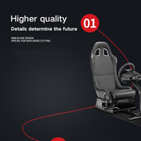 Nouveau produit Siège de simulateur de conduite de course de voiture de jeu personnalisé pour PS4 Xbox PC G29 G920