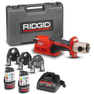 ชุดเครื่องมืออัดแบบพกพา Ridgids 12V 2.5Ah (60928) เครื่องมือจีบอุตสาหกรรม DIY แบบ 3 หัวจับ OEM/ODM ปรับแต่งได้ - Product Image 1