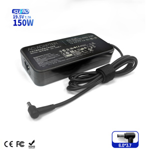 Alimentatore per Laptop 150W 19.5V 7.7A, Connettore 6.0*3.7mm, Certificato CE/FCC/ROHS, Garanzia 1 Anno, Protezione OTP, Ignifugo, Universale - Product Image 1