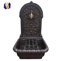 Fontaine murale à eau en fonte, bain d'extérieur, pour le jardin